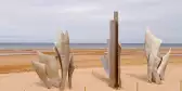 Memorial on Omaha Beach in Normandy, France